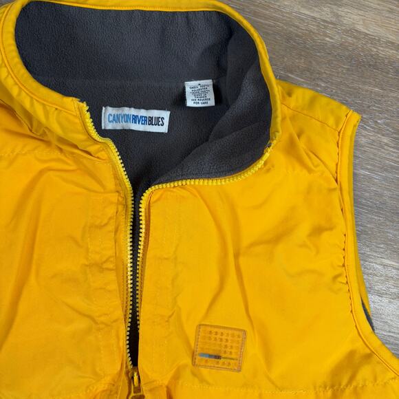 Canyon River Blues Mens Vest Outdoor Hiking Yellow Multi pockets Size Small - Picture 3 of 8
